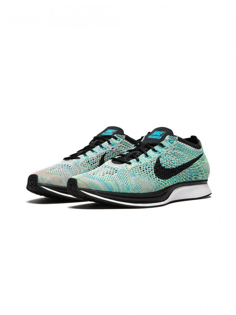 nike flyknit racer noir