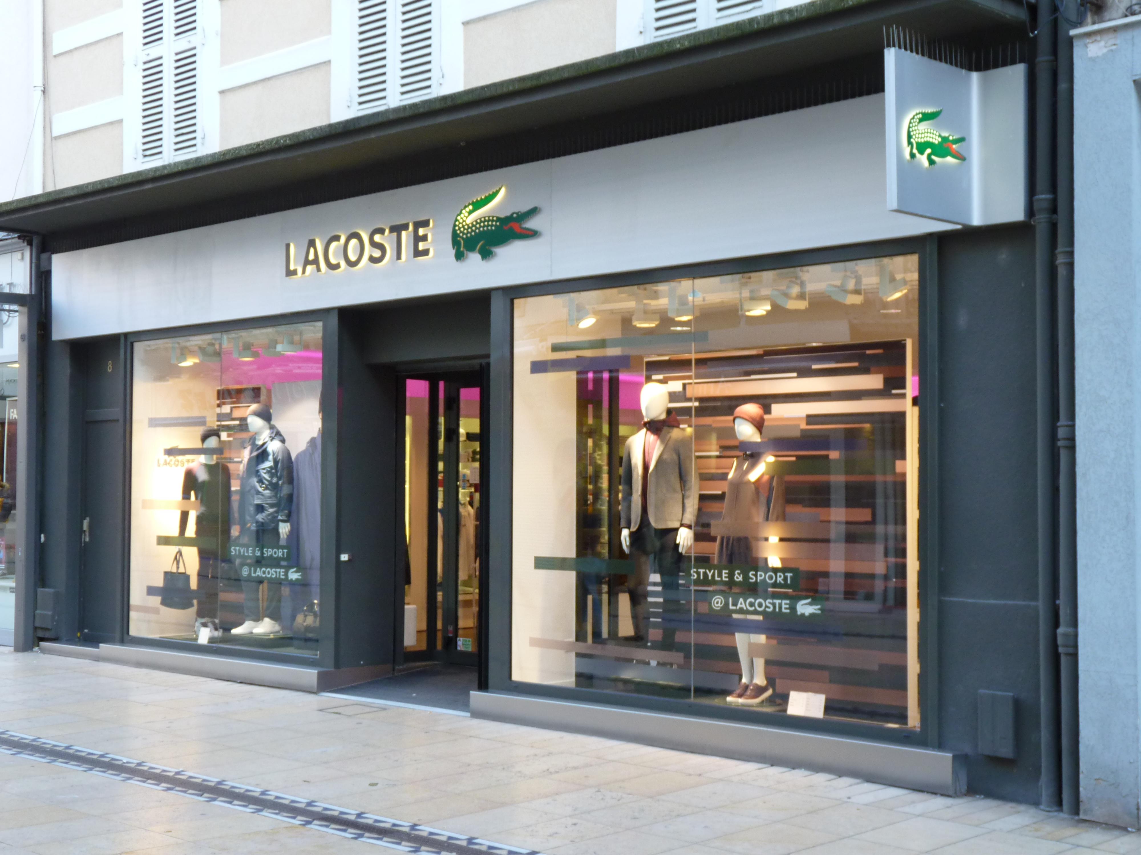 magasin lacoste pas cher,Magasin lacoste vraiment pas cher.on en