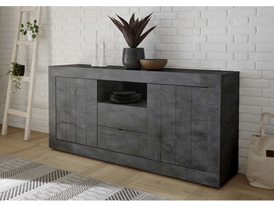 meuble pas cher,Beaux Meubles Pas Chers  Buffet Blanc 3 Portes 3
