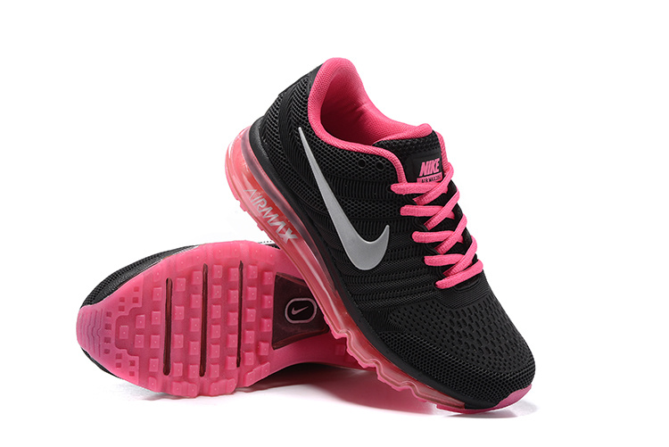 nike air max femme noir et rose